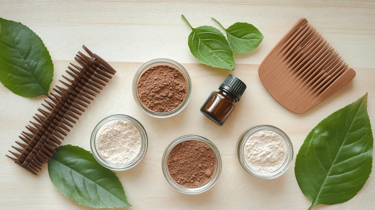 Shampoing sec naturel : nos recettes express pour cheveux bruns